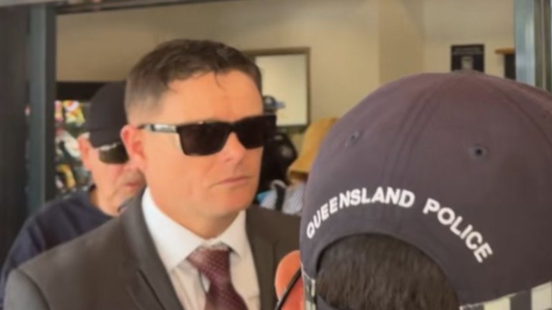 Owner of Arnie, dog found dead in claimed stolen ute, flanked by police at court