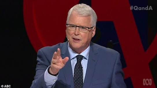 Tony Jones hosts Q&A.