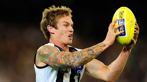 Back in black and white: Dayne Beams.