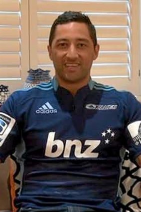 Benji Marshall regrets the day he posed in an Auckland Blues jersey on while still contracted to the Tigers.