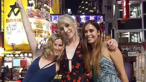 Members of the community have taken to social media to pay tribute to Madison Lyden (centre), who was killed by a truck while holidaying in New York. 