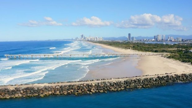 The Spit, Gold Coast, ranked third on this year’s list.