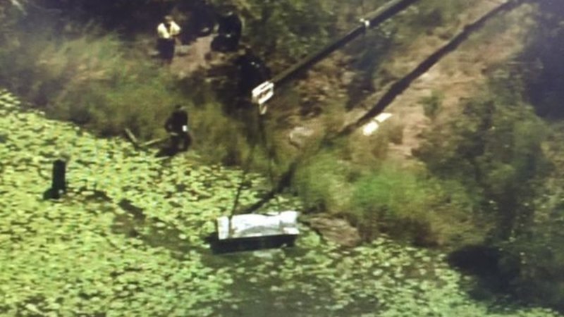 Friends ‘likely alive’ when toolbox submerged in lagoon