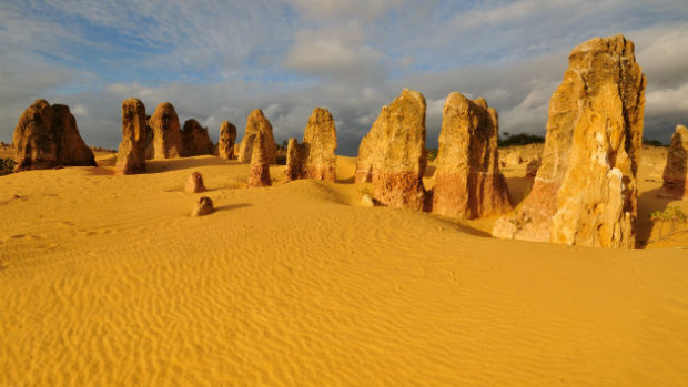The Pinnacles are a popular stop on the way to the Coral Coast 