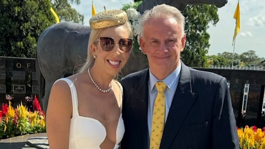 Mark Latham and Nathalie Matthews pictured last year.