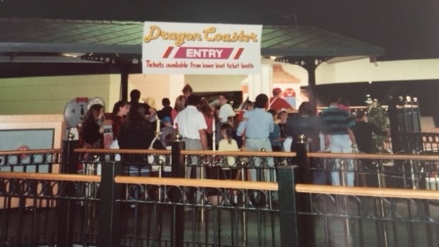 The dragon rollercoaster at Top's was a crowd favourite.
