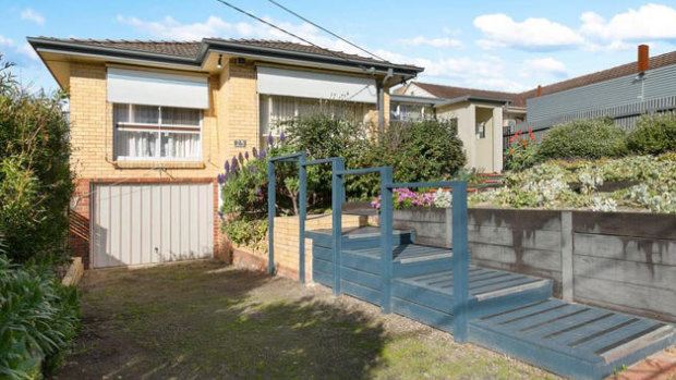 The home as it looked before the renovations.