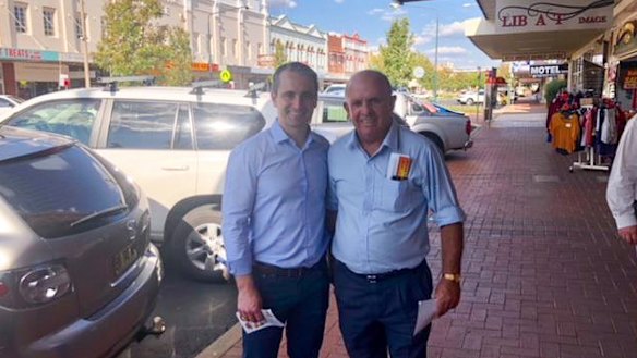 Commonwealth Bank chief executive Matt Comyn and Nationals Senator John Williams .
