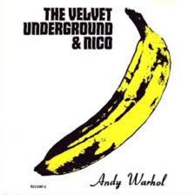 The Andy Warhol-designed cover of the 1967 album. 