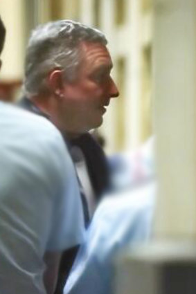 Greg Lynn arriving at court during the five-week murder trial earlier this year.