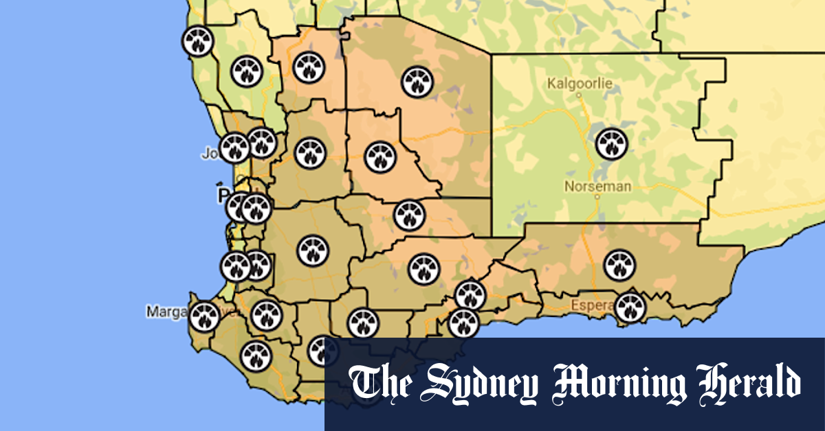 WA and Perth weather: Extreme fire danger conditions in south west to close schools - Vimarsana News