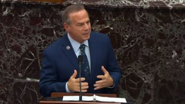 Impeachment manager Representative David Cicilline focuses on Trump’s actions on the day of the riot.
