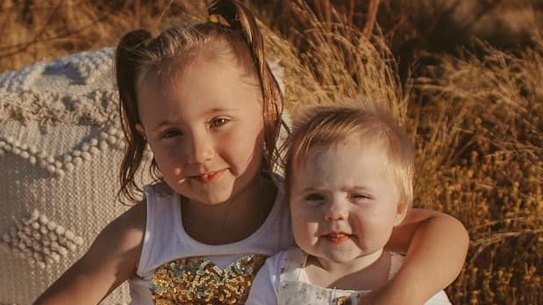 Cleo and her sister Ellie.