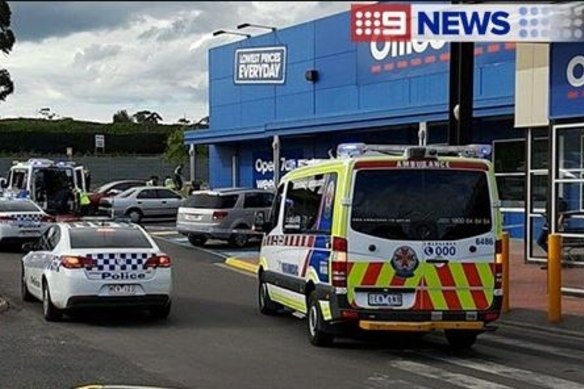 The scene of the fatal shooting in Campbellfield.