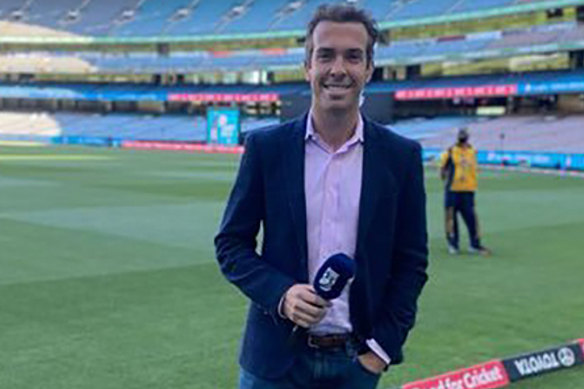 Former Fox journalist Tom Morris has been sacked for disparaging and personal comments he made on social media about a colleague.