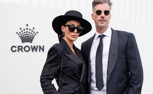 Sam Wood with wife Snezana.