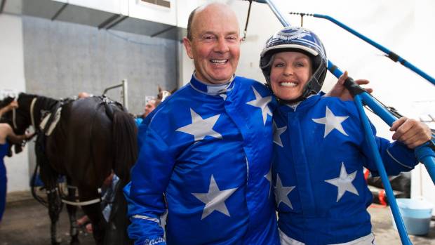 Mark Purdon and Natalie Rasmussen will look to win the Inter Dominion trotters and pacer double on Saturday.