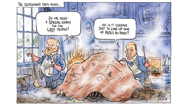 David Pope's cartoon for Friday, August 31.