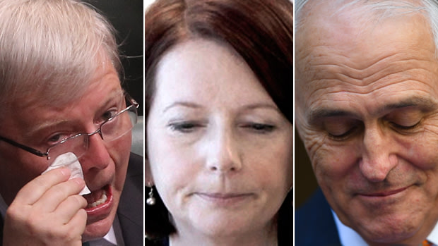 Australia has been churning through prime ministers, including Kevin Rudd, Julia Gillard and Malcolm Turnbull. 