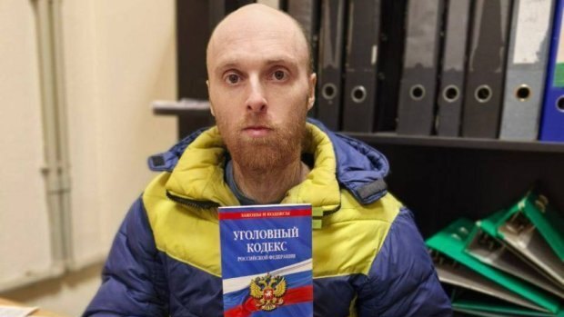 A new photograph of Melbourne man Oscar Jenkins has been released by the Luhansk People’s Republic Prosecutor’s Office.