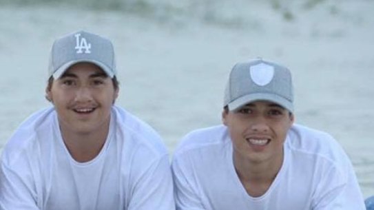 Brothers Nate and Maaka Hakiwai. Maaka was stabbed on Saturday and died from his injuries while his brother remains in hospital. 