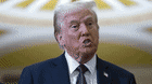 LA fires GIF of Donald Trump, Gavin Newsom, damaged properties and fires raging.