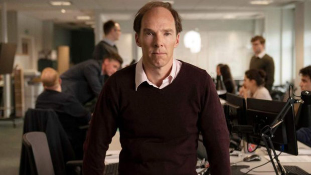 Benedict Cumberbatch as Dominic Cummings, Brexit Leave campaign strategist, in Brexit: An Uncivil War, a Channel 4 film. 