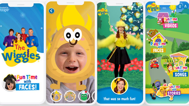 The Wiggles interactive app created by Two Bulls. 