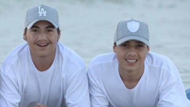 Brothers Nate and Maaka Hakiwai. Maaka was stabbed on Saturday and died from his injuries while his brother remains in hospital. 