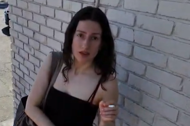 A new video has shown a woman matching the description of Sally Grace Contarino being filmed by a content creator days before she went missing. There is no suggestion he is connected with her disappearance.