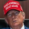 US President Donald Trump in the White House situation room at the weekend.