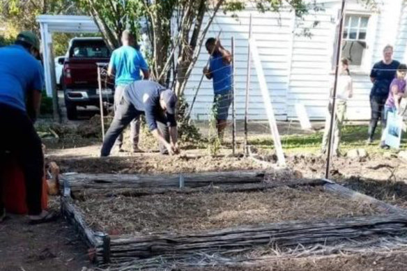 A group of Solomon Islanders at work in Australia last year.