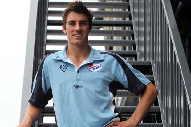 A 17-year-old Pat Cummins in February 2011. 