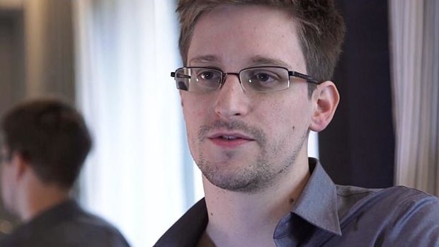 CIA technician turned whistleblower Edward Snowden.