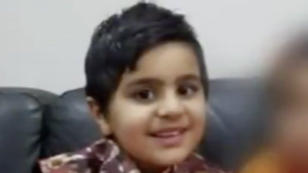 Ayan Kapoor, 4, was killed by a falling tree on Thursday evening. 