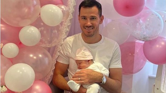 Ryan McGowan and baby Millie.