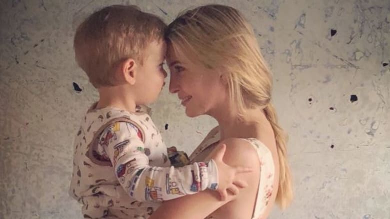 Ivanka Trump posted this photo to Instagram and Twitter on Sunday. 