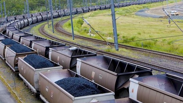 Rail freight operator Aurizon has reported a net profit down 19 per cent for the first half.