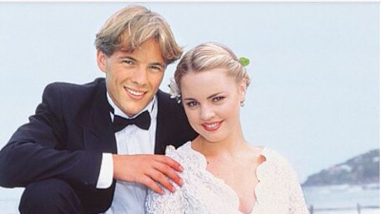 Dieter Brummer and Melissa George on Home and Away.