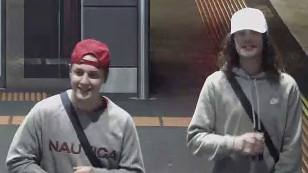 Jay, left, and Isaiah Stephens in an image taken from CCTV footage released by police.