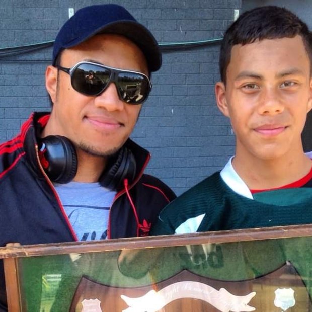 The father-son bond that developed over many years through junior rugby league.