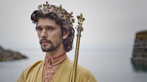 Ben Whishaw as Richard II in The Hollow Crown.