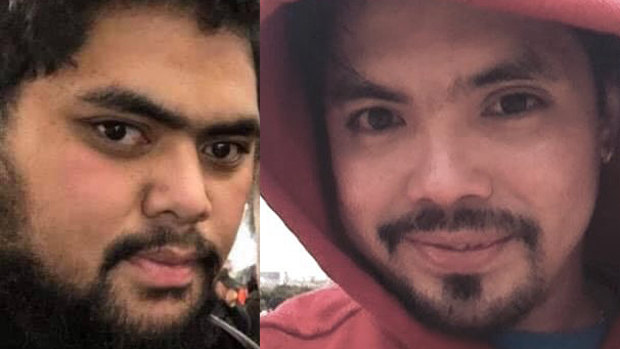 Vaatoa Chang, left, and Jonas Montealegre were killed in a car crash in Preston on February 4. 
