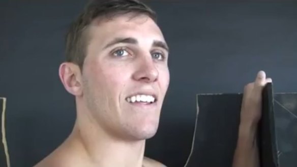 Kurt Capewell in the adult video.