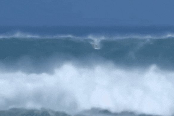 Luke Shepardson beat all comers at the Eddie Aikau Big Wave Invitational.