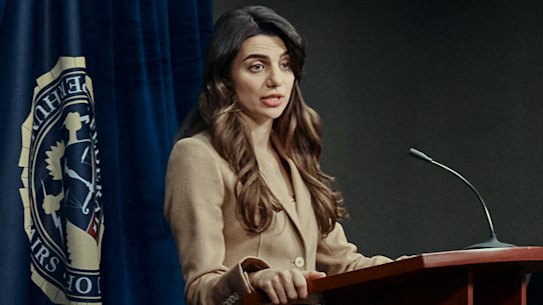 Australian actress Claudia Doumit as Victoria Neuman in season 3 of The Boys.