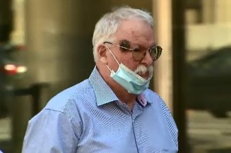 Michael Knowler outside court in February.