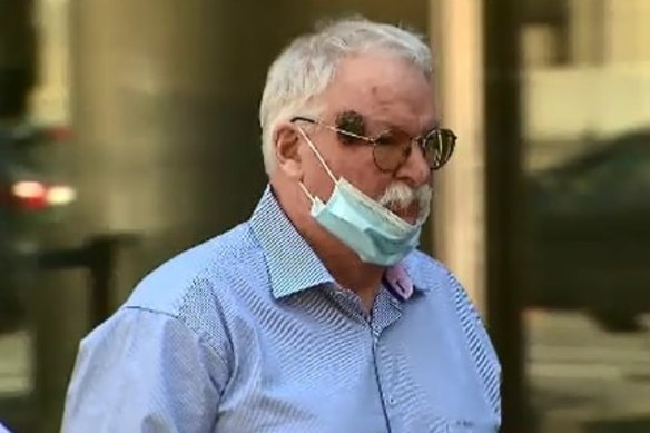 Michael Knowler outside court in February.