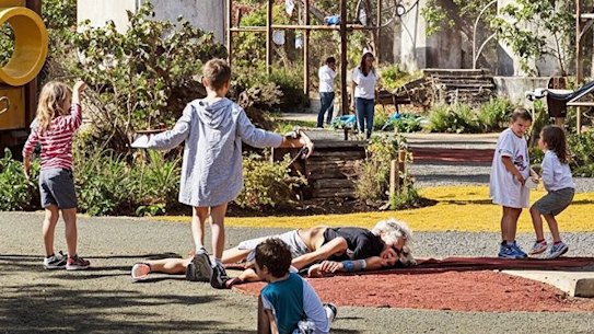 One of the infamous zombie renders of a City of Melbourne park. 