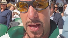 Sacha Baron Cohen as Ali G at Wimbledon